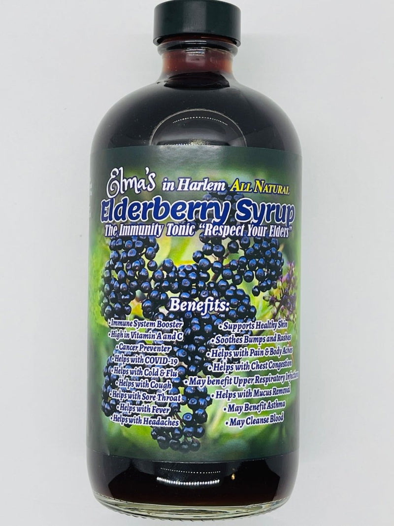 Elma’s Homemade Elderberry Syrup (Immune System Booster) - Elma's In Harlem